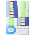 thumbnail image 1 of Luvable Friends 12 Pack Washcloths, Blue, 1 of 3