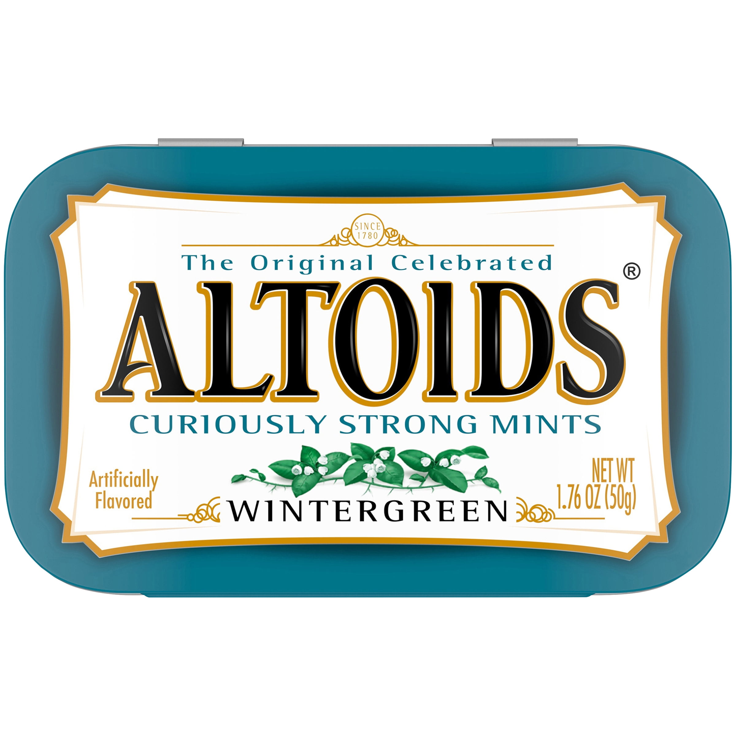 ALTOIDS Wintergreen Breath Mints 1.76oz Tin