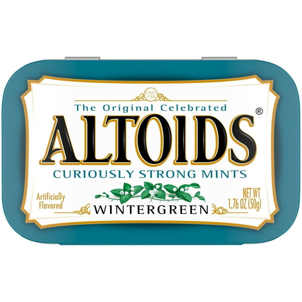 ALTOIDS Wintergreen Breath Mints 1.76oz Tin
