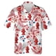 thumbnail image 4 of Nuevas camisas hawaianas de verano para hombres, divertidas camisetas estampadas, ropa de moda, informal, de gran tamaño, cuello, blusas cómodas para la playa, camisas, 4 of 5