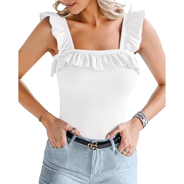 Xishao Women's Round Neck Short Sleeve T Shirts Basic Bodysuits Xishao ropa