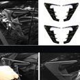 thumbnail image 5 of Black Para Teslamodel 3/y cámara lateral protectora decorativa alerón cubierta Panel de ala, 5 of 5