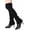 Black, variant on Women's Winter Over Knee High Footless Socks Knit Warm Long Leg Warmers