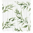 thumbnail image 3 of Ambesonne Eucalyptus Shower Curtain, Watercolor Effect Botany, 69"Wx70"L, Reseda Green Khaki White, 3 of 3
