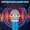 thumbnail image 2 of HAHDAXIA Mini Microphone,Portable Vocal Tiny Microphone, Asmr Microphone,Phone Microphone, Mini Karaoke Microphone for Voice Recording Chatting and Singing On iPhone,Android,Laptop Notebook（, 2 of 7