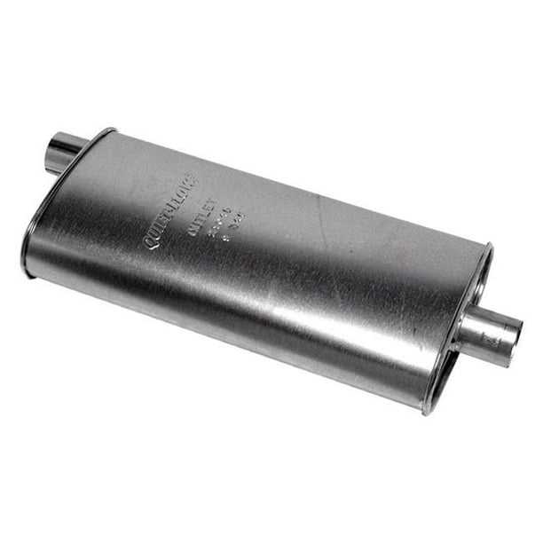 21045 QuietFlow Stainless Steel Oval Aluminized Exhaust Muffler for