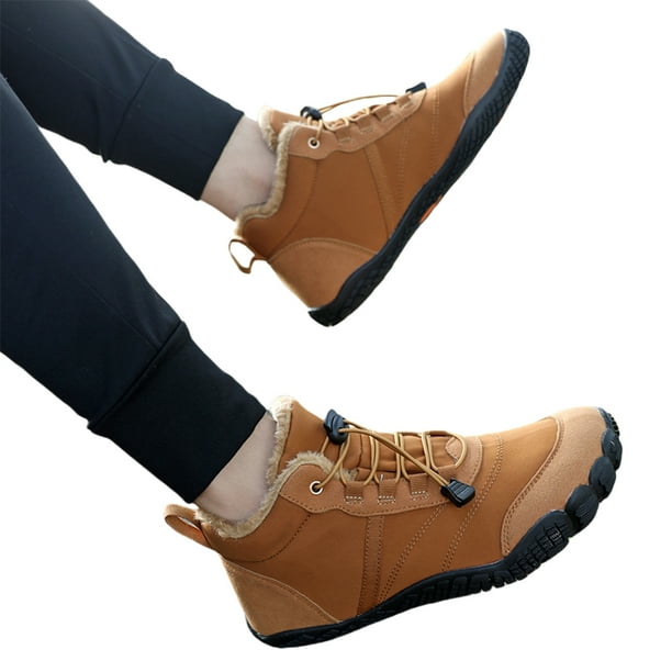 Botines Con Forro Cálido Botas Nieve Invierno Impermeables Antideslizantes para Senderismo Y Escalada