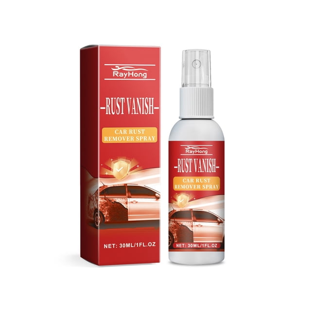 5 Pcs "Automotive Rust Removal Spray - Protects Paintwork, Removes Stains & Rust, Fast-Drying 30ml, Long-Lasting Metal Protection, for Cars & Metal Surfaces"