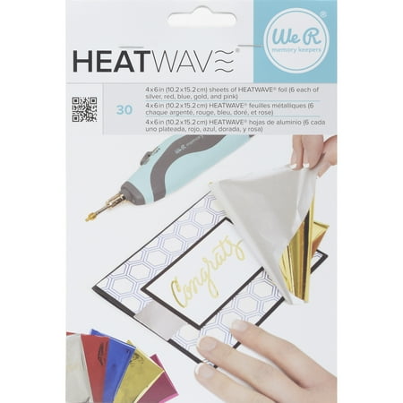 UPC: 0633356625797 | Heatwave Foil Sheets 4 X6  30/Pkg-Multicolor