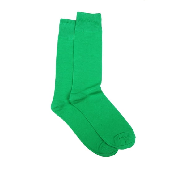 Kelly Green Designer Solid Mens Sock