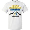 thumbnail image 3 of Inktastic Down Syndrome Awareness Support, Educate, Advocate T-Shirt, 3 of 5