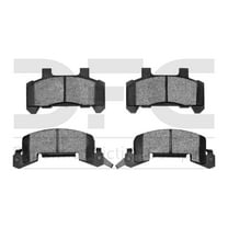 Dynamic Friction Company 5000 Advanced Brake Pads - Semi Metallic 1551-0289-00-Front Set