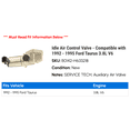 thumbnail image 2 of Idle Air Control Valve - Compatible with 1992 - 1995 Ford Taurus 3.8L V6 1993 1994, 2 of 2