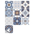 thumbnail image 2 of Azulejo de pared Vinilo Flor Etiqueta de la pared Mural Calcomanía para azulejos Etiqueta autoadhesiva impermeable para azulejos, MZ-2-140, Grande Inevent HA002473-143, 2 of 6