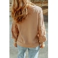 thumbnail image 3 of FOLUNSI Versatile Lace V-Neck Top: Patchwork Elegance, Seamless Transition, 3 of 8