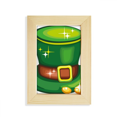 thumbnail image 1 of Shine sombrero verde el día de San Patricio de Irlanda Escritorio de madera Arte Pintura 5x7 pies Marco de foto, 1 of 4