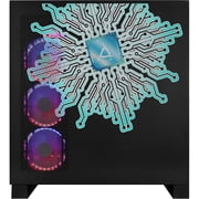 CLX Horus Gaming Desktop Computer, Intel Core Ultra 9 285K, 64 GB, 6 TB HDD, 2 TB SSD, Mid-tower, Black