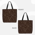 thumbnail image 2 of Easygdp Autumn Brown Plants Bolsa Tote para Mujer, Bolso de Hombro para Trabajo, Playa, Viajes, Compras y Supermercado, 2 of 7