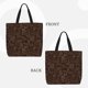 thumbnail image 2 of Easygdp Autumn Brown Plants Bolsa Tote para Mujer, Bolso de Hombro para Trabajo, Playa, Viajes, Compras y Supermercado, 2 of 7