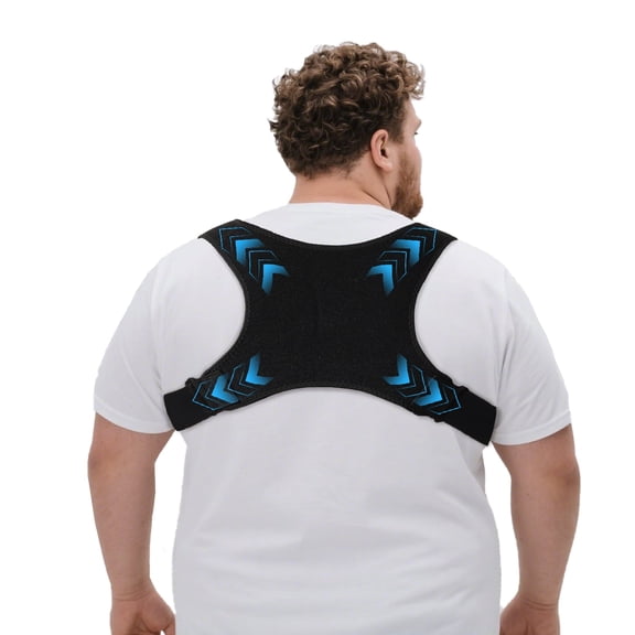 Plus Size Back Brace for Lower Back Pain, Breathable Posture Corrector for Women & Men Plus Size XL to XXXL