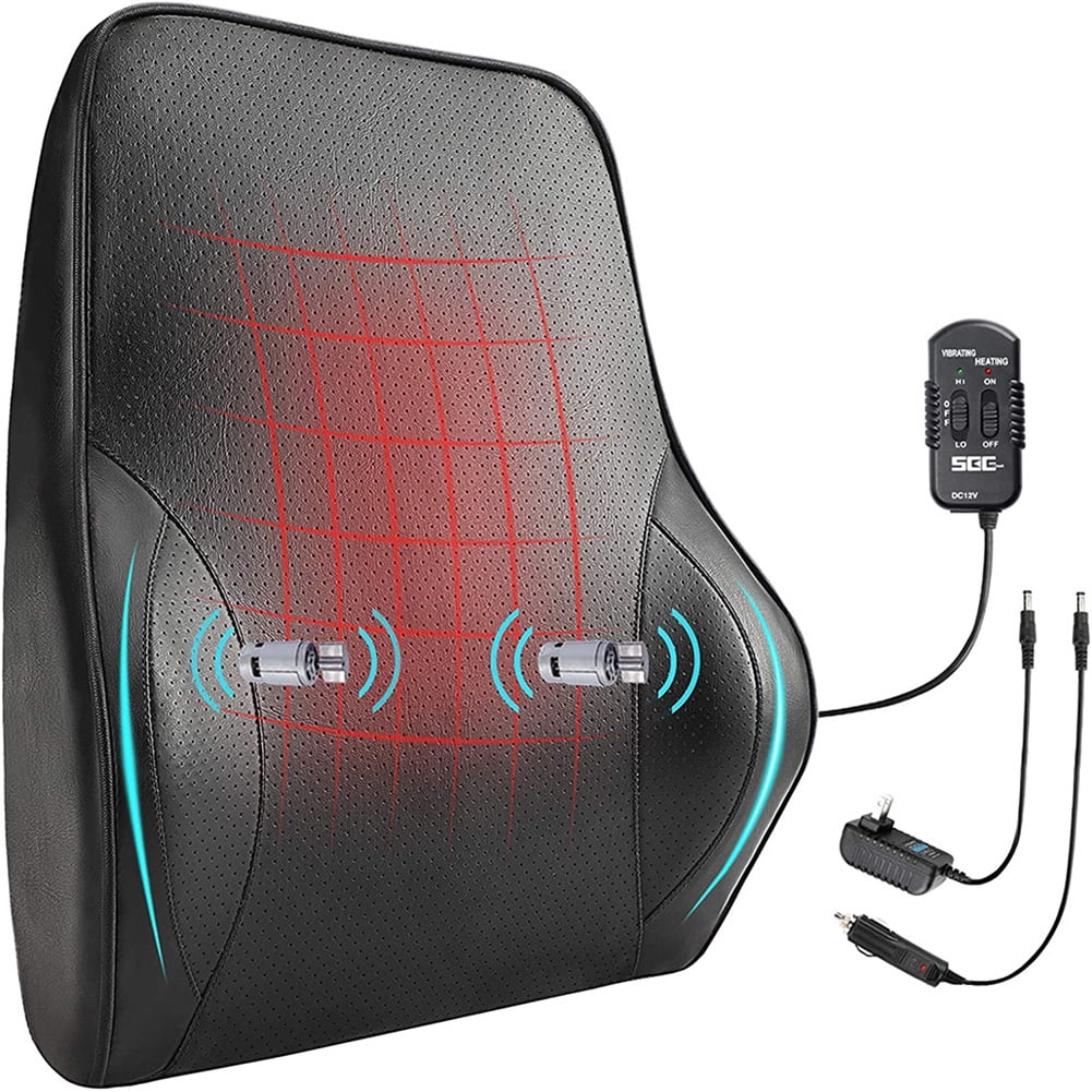 Lumbar Support Pillow For Cars, Vibrating Motors For Lower Back With