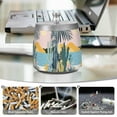 thumbnail image 6 of Yayeee Ashtray with Lid for Cigarette Smokeless Stainless Steel Home Ash Holder, Boho Style Sun, 6 of 7