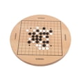 thumbnail image 2 of 2 in 1 Chinese Checkers Board Game Mini Wooden with Coloured Pegs, 2 of 8