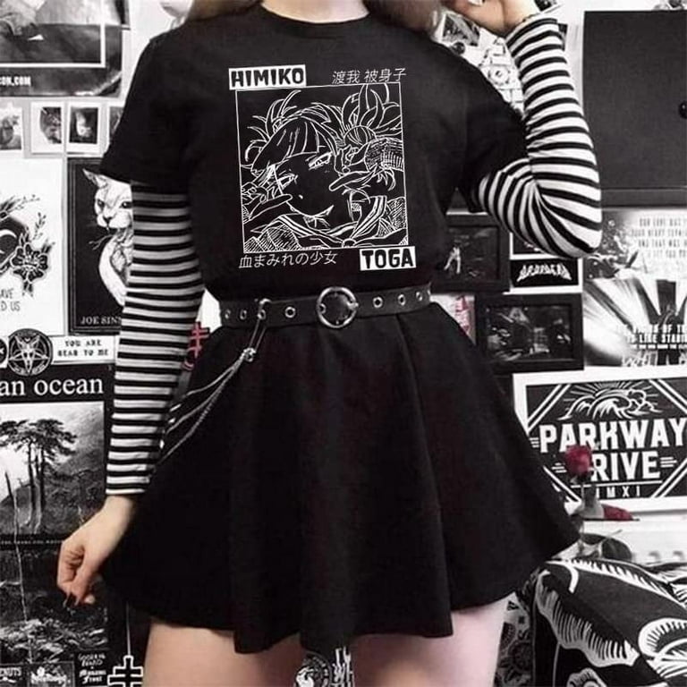 DanceeMangoos Goth Shirt Alt Shirts Goth Clothing for Teen Girls Gothic  Shirts Alternative Clothing Goth