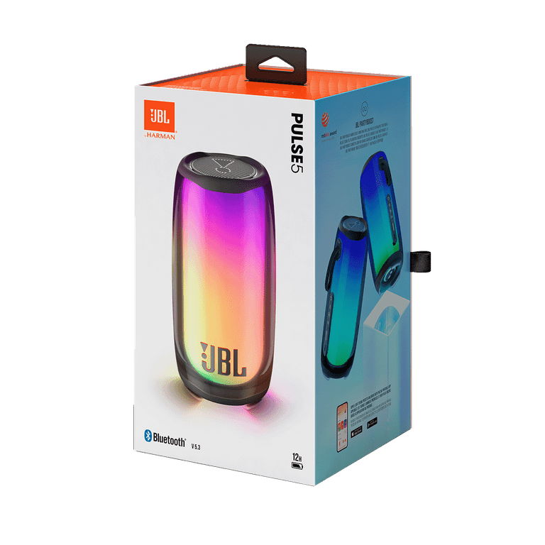 JBL Pulse 5 Portable Bluetooth Speaker with Dazzling Lights, Black | Lautsprecher