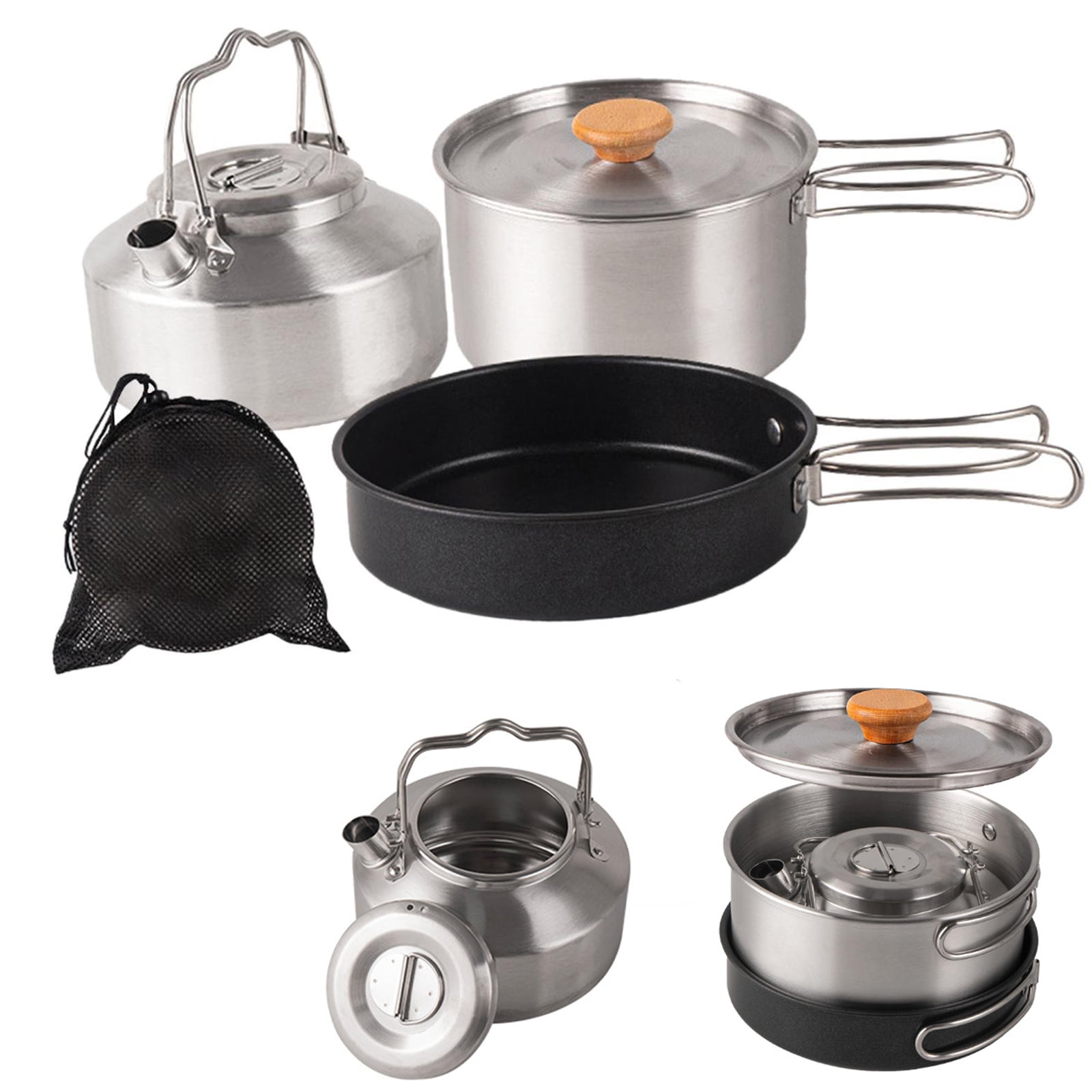 Camping Cookware,Camping Cooking Set,Outdoor Camping Cook Gear,Camping