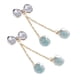 thumbnail image 1 of 2 Piezas Diamante Crystal Bow Flatback Adorno Con Borla Pendientes De Bola De Cristal Para La Ropa Botones Decorativos, Pinzas Para El Pelo, Bolsos Colgantes, Caja Del azul claro Soledad Botones de adornos de cristal, 1 of 10
