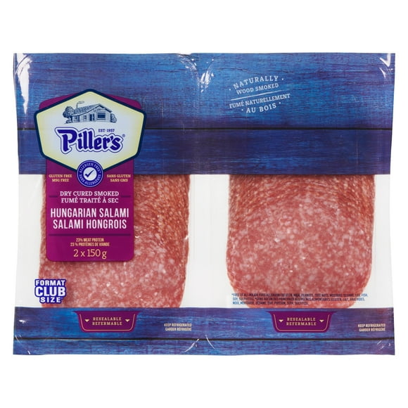 Piller's Hungarian Salami, 2 x 150g