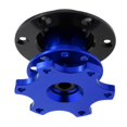 thumbnail image 1 of Racing Quick Release Snap Off Hub Adapter para volante de 6 orificios azul Sharpla Adaptador de buje Snap Off, 1 of 5