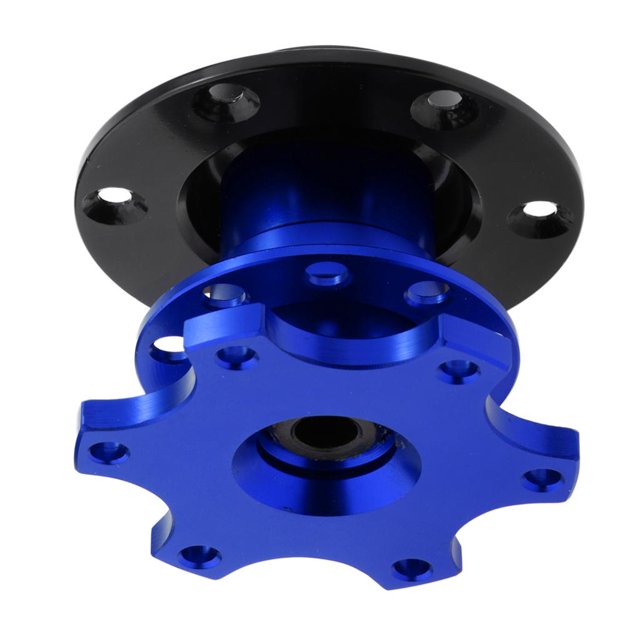 Racing Quick Release Snap Off Hub Adapter para volante de 6 orificios azul Sharpla Adaptador de buje Snap Off