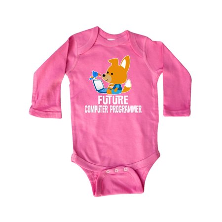 

Inktastic Future Computer Programmer Gift Baby Boy Long Sleeve Bodysuit