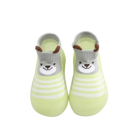 

Shoes For Boys Todller Non Slip Flat Lightweight Comfortable Cute Cartoon Bear Pattern Toddler Girl Sneakers Black 2 Years-2.5 Years