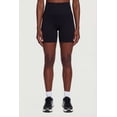 thumbnail image 3 of Women's Seamless Ribbed High Waisted Bike Shorts, 3 of 4