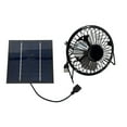 thumbnail image 2 of PALIFEUR Solar Powered Exhaust Fan, Waterproof Solar Fan, Solar Exhaust Fans for Outside Chicken Coops, Greenhouses, Sheds, Pet Houses, 8.11x8.26 Inch, 2 of 7