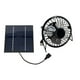 thumbnail image 4 of Kit de ventilador de ventilación solar - Ventilador de extracción de paneles solares de 5W para gallinero, invernadero, cobertizo, casa de mascotas - 14,5x14,5cm Plástico negro, 4 of 8