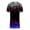Red, variant on Fnnxeal Mens Yellow 3D Flame Smoke T-Shirt Short Sleeve Crew Neck Abstract Print Summer Casual Streetwear Tee,Size XL