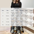 thumbnail image 3 of BaoFuBaoMei Halloween Womens Dress Plus Size Crew Neck Long Sleeve Halloween Ghost Pumpkin Print Maxi Dress High Waist Patchwork Flowy Dresses for Party, 3 of 6