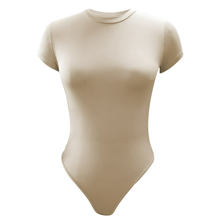  Bodysuit for Women Tummy Control Shapewear, Crew Neck