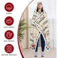 thumbnail image 2 of Inspirational Gifts for Women - Christmas, Valentines Day, Mothers Day, Teacher''s Day, Birthday Gifts, Friend Gifts for Women, Mom, Wife Gift Ideas - Hooded Blankets 47x72 in, 2 of 6