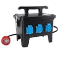 thumbnail image 1 of Power Distribution Unit, Power Distribution Box Nickel Plated Contacts Wide Application IP44 Socket Carrying Handle IP65 Box Wear Resistant  for Crafts, 1 of 7