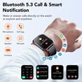 thumbnail image 2 of Reloj inteligente Hoxe Smartwatch 1.85 pulgadas IP68 a prueba de agua para Android iOS, 2 of 7