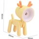 thumbnail image 2 of 6 Piezas Mini Luz Nocturna Perro Ciervo, Lámpara de Noche Linda DIY de Dibujos Animados, Lámpara de Escritorio LED Portátil con Soporte de Teléfono Ajustable para Estudiantes Dormitorio Guardería oso de fresa Electrónica, 2 of 5