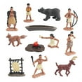 thumbnail image 4 of Juego de 12 figuras indias, figuras de acción indias y accesorios, personajes para niños y niñas, 4 of 9