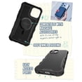 thumbnail image 3 of Smartish iPhone 15 Protective Case - Gripzilla Compatible with MagSafe [Rugged + Tough] Heavy Duty Armored Slim Cover with Drop Protection - Black Tie Affair, 3 of 6