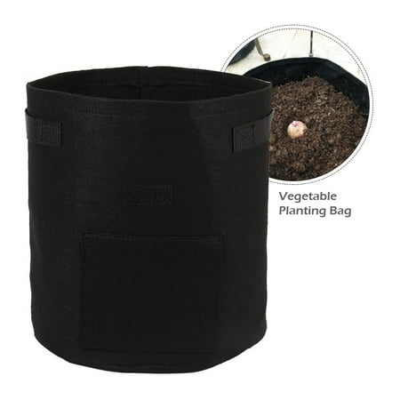 Gardening On A Patio 5PCS Home Gardening PE Planting Bag Vegetable Potato Tomato Balcony Patio Grow Bags Plant Containers Pots & Planters ()