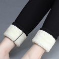 thumbnail image 3 of Fleece Lined Leggings High Waisted Winter Warm Comfortable Full Length Slim Leggings, 3 of 5